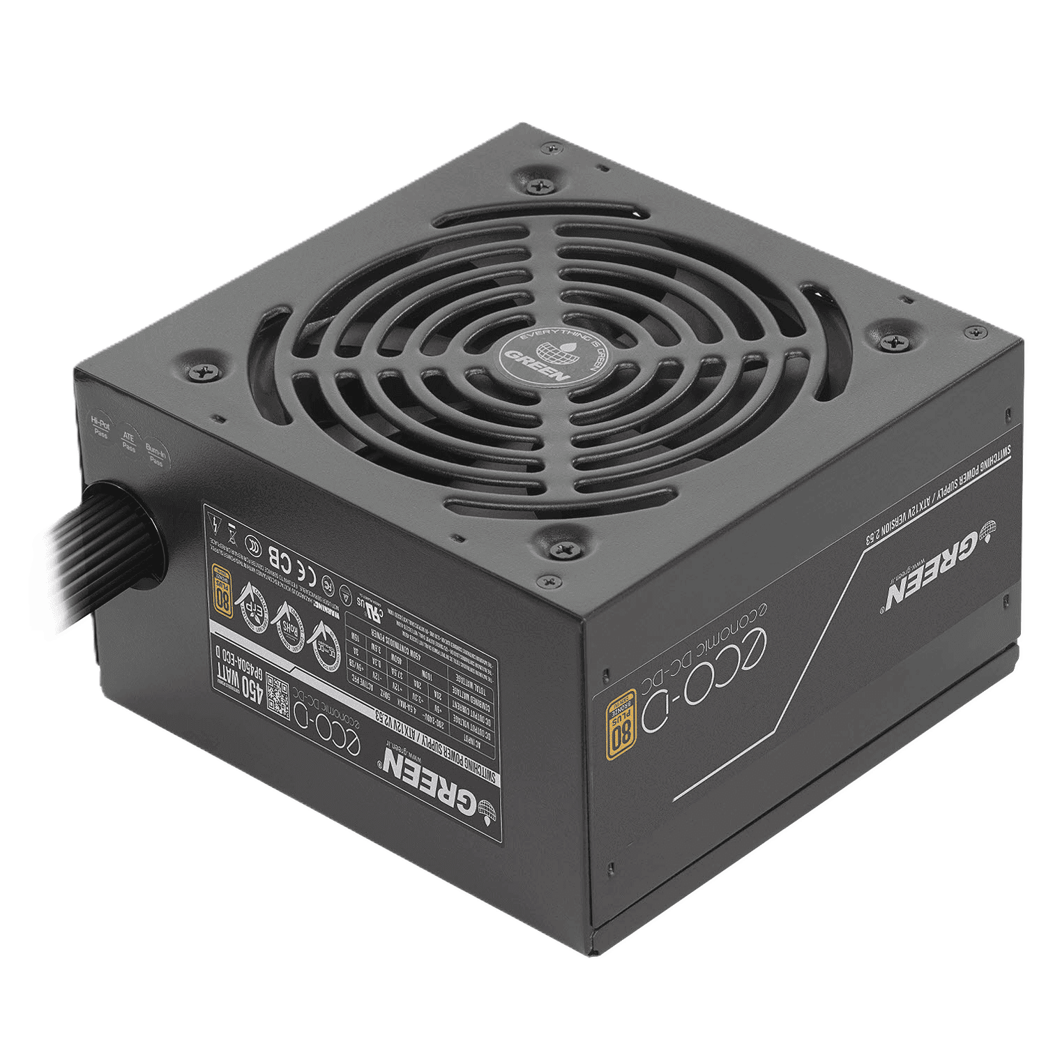 پاور غیر ماژولار گرین مدل GP300A-ECO Plus 300W — تصویر ۴