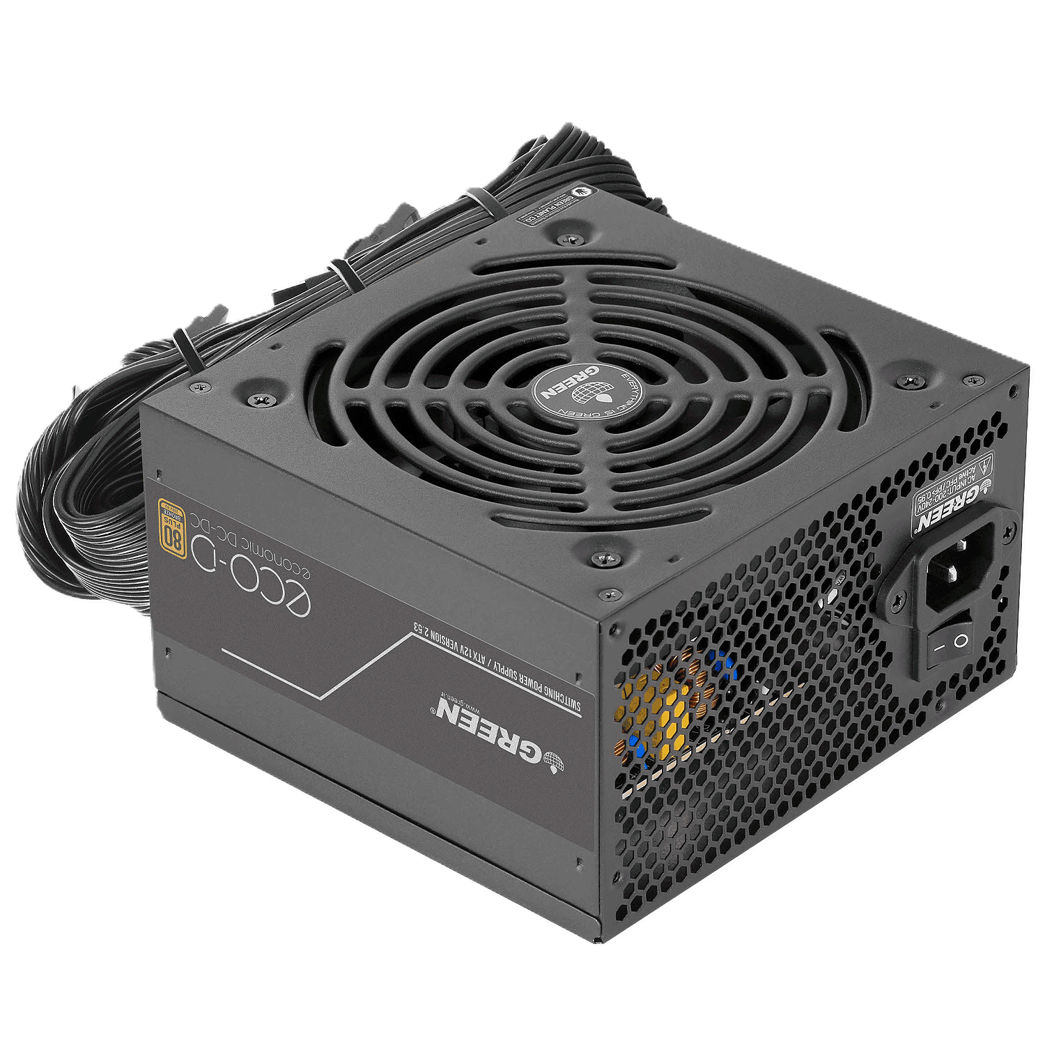 پاور غیر ماژولار گرین مدل GP300A-ECO Plus 300W — تصویر ۳