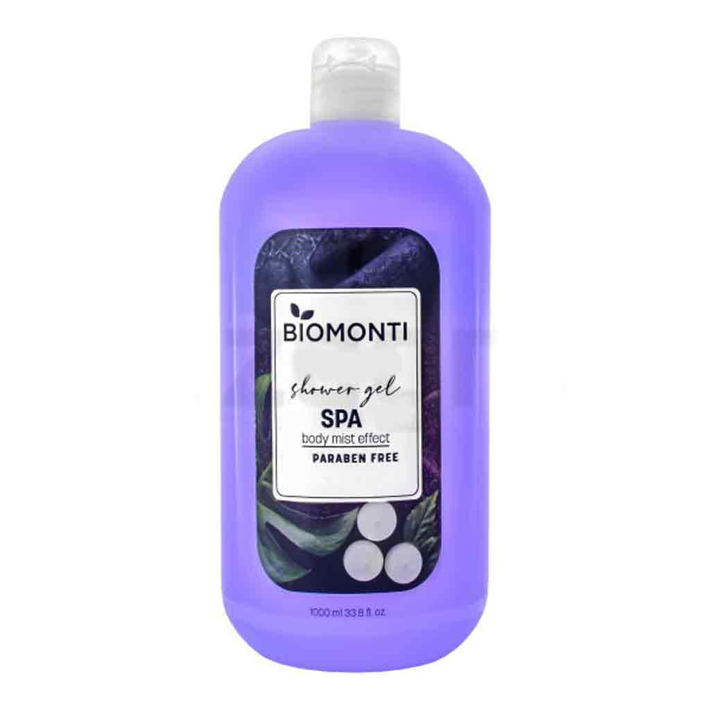 شامپو بدن بدون سولفات و پارابن بیومونتی Biomonti حاوی Spa 1000 م