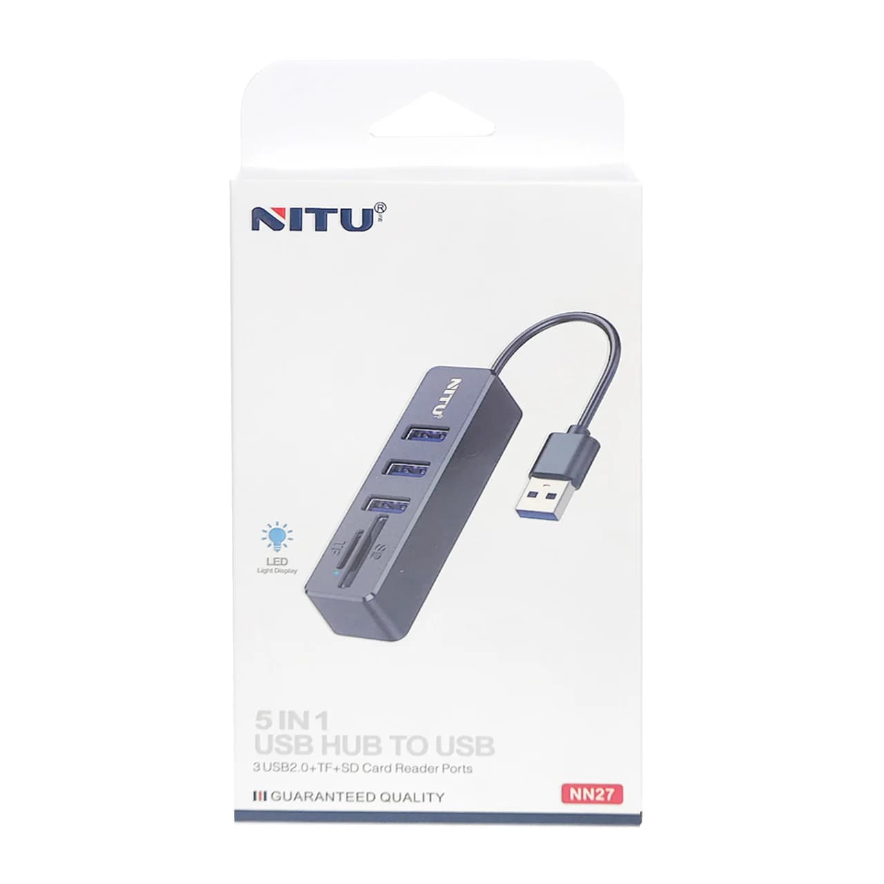 هاب 5 پورت NITU USB2.0 مدل NN27 — تصویر ۳