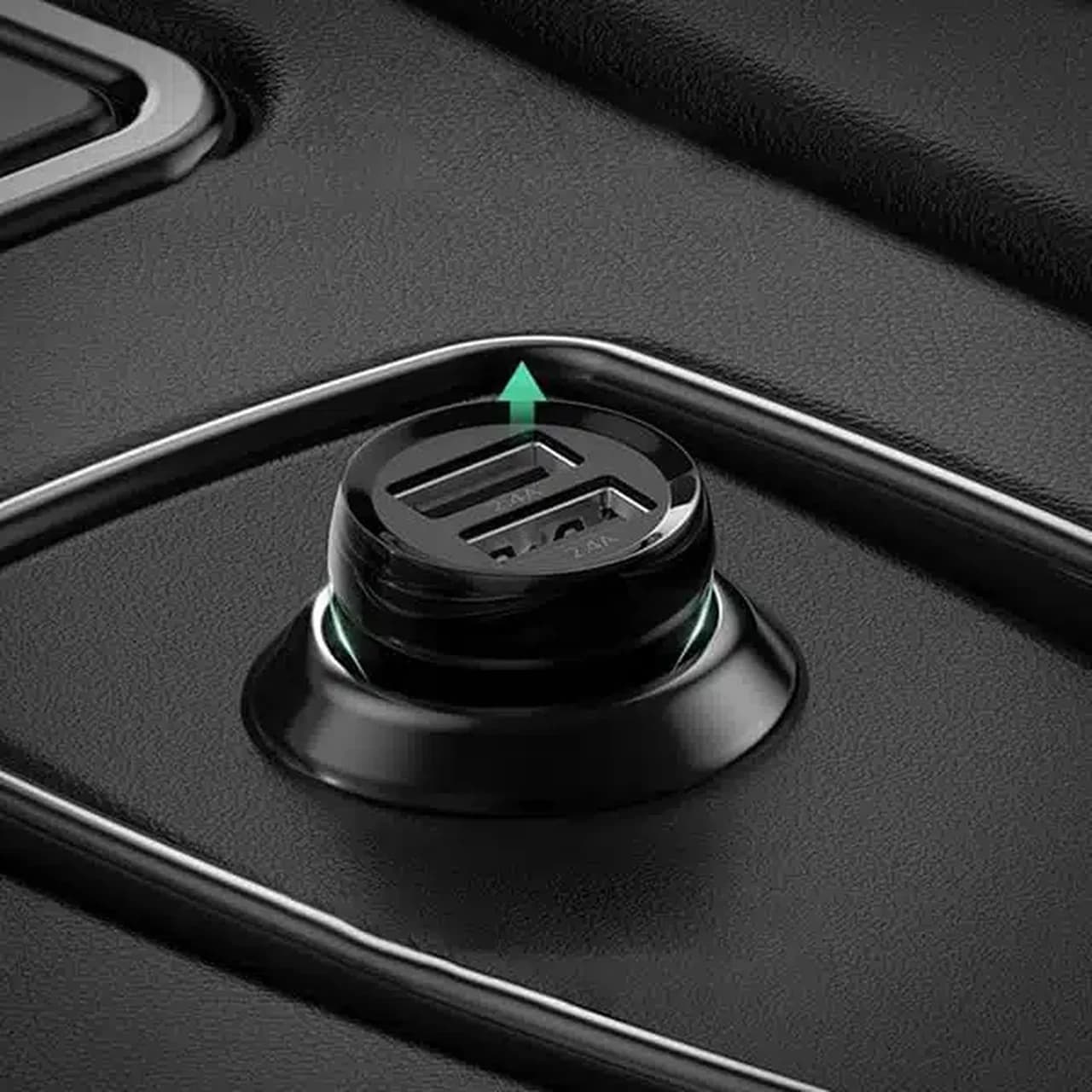 شارژر فندکی فست دو پورت UGREEN 12W مدل ED018-50875 — تصویر ۵