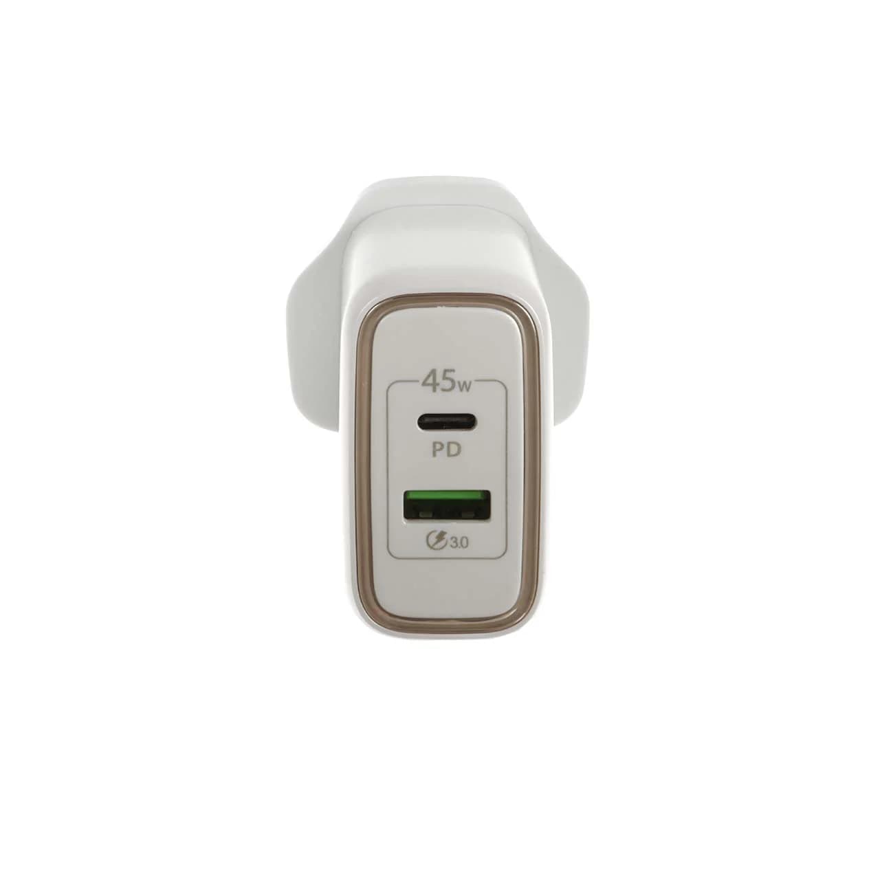 شارژر دیواری فست و PD دو پورت JBQ مدل HC-745 45W — تصویر ۲