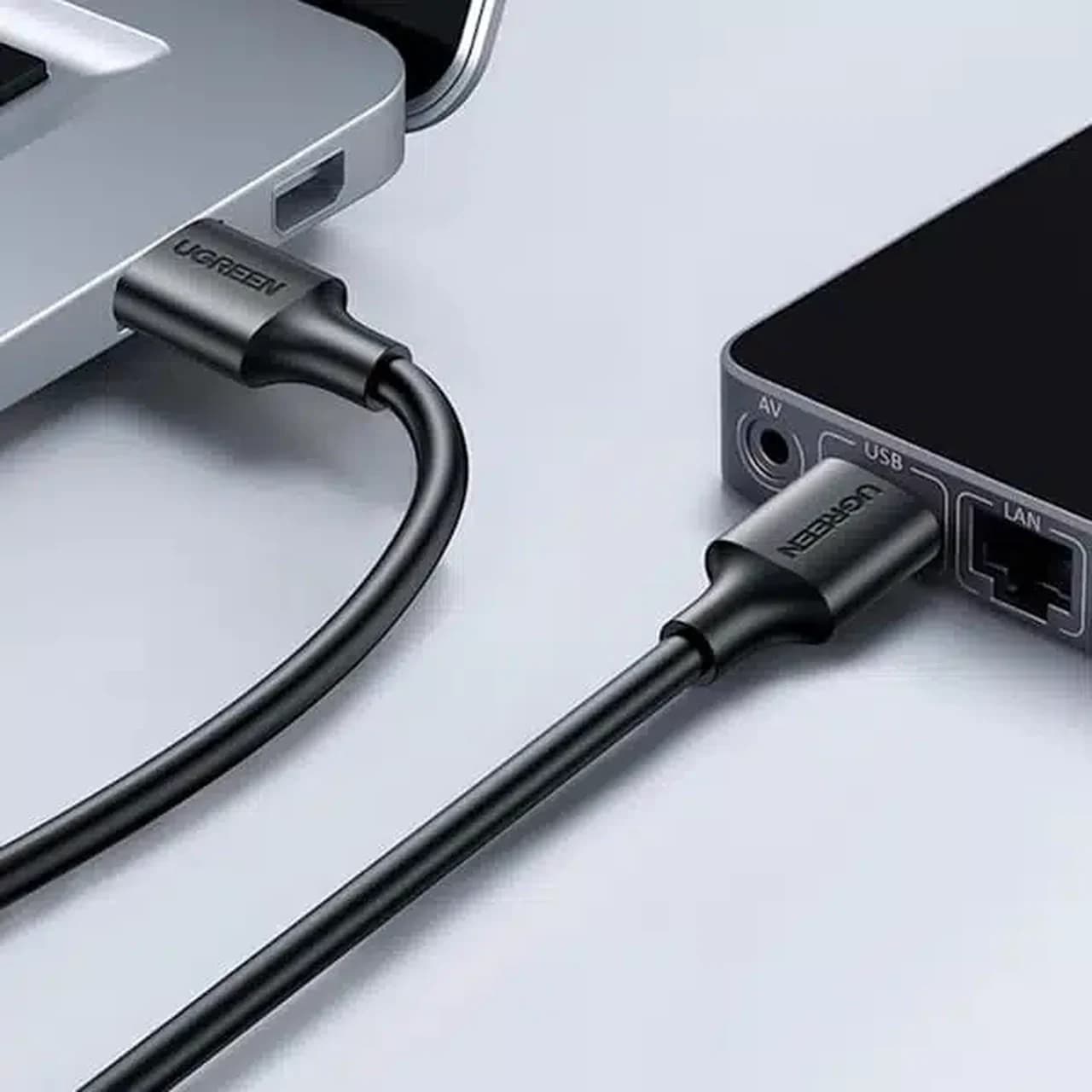 کابل یک و نیم متری UGREEN USB2.0 مدل US102-10310 — تصویر ۳