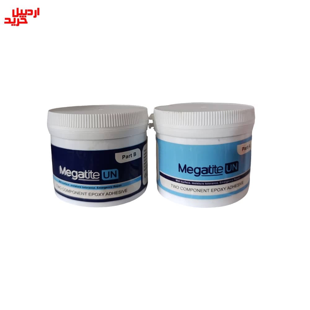 چسب اپوکسی زودگیر مگاتایت UN مخصوص فلزات، بتن و فایبرگلاس – 500gr — تصویر ۲