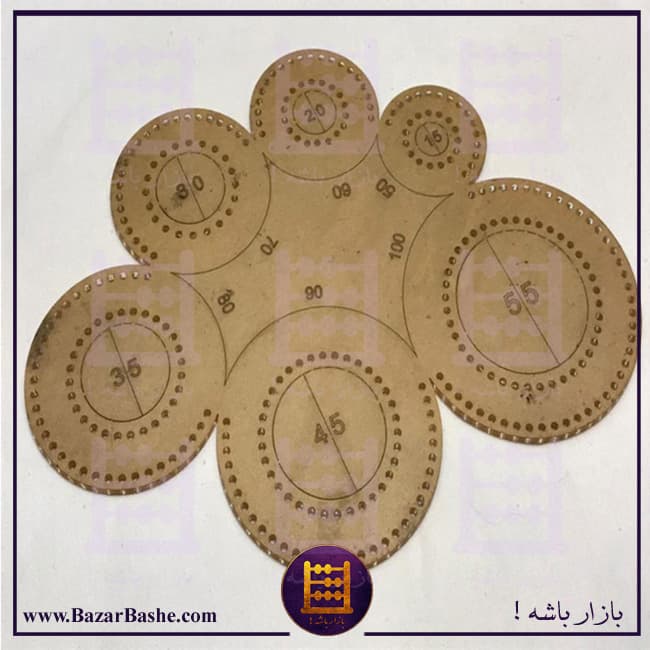 شابلون مدل ابری 6 دایره