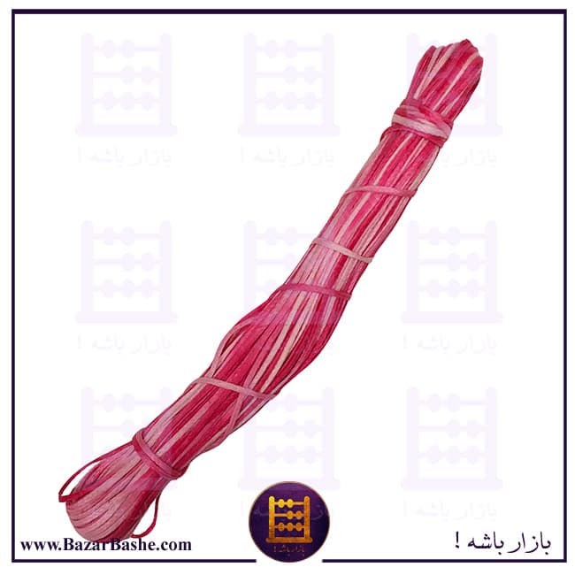 نخ موم زده چندرنگ مناسب چرم دوزی – تنالینه صورتی