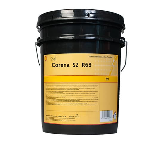 روغن بیست لیتری shell corena s2 r68
