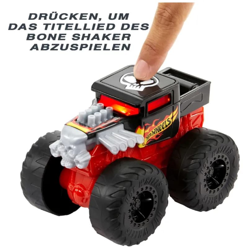 کامیون Monster Bone Shaker با افکت‌های نور و صدا از Hot Wheels — تصویر ۵