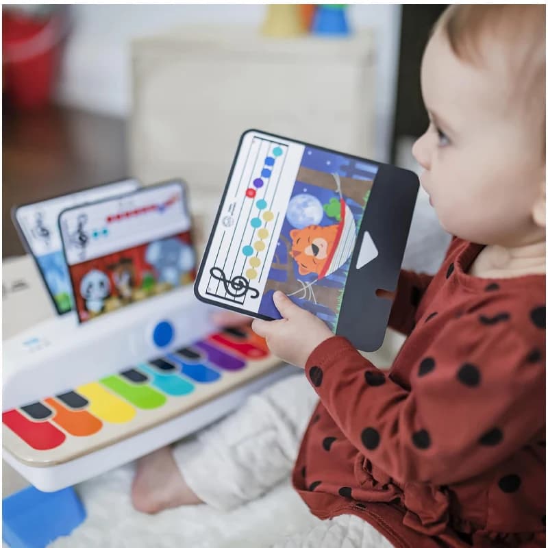 پیانو چوبی Baby Einstein Hape، همراه با فناوری لمس جادویی — تصویر ۵
