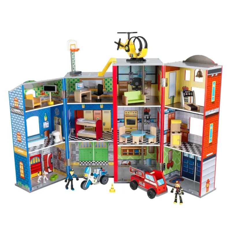 خانه آتش نشانی چوبی کیدکرفت مدل kidkraft 63239