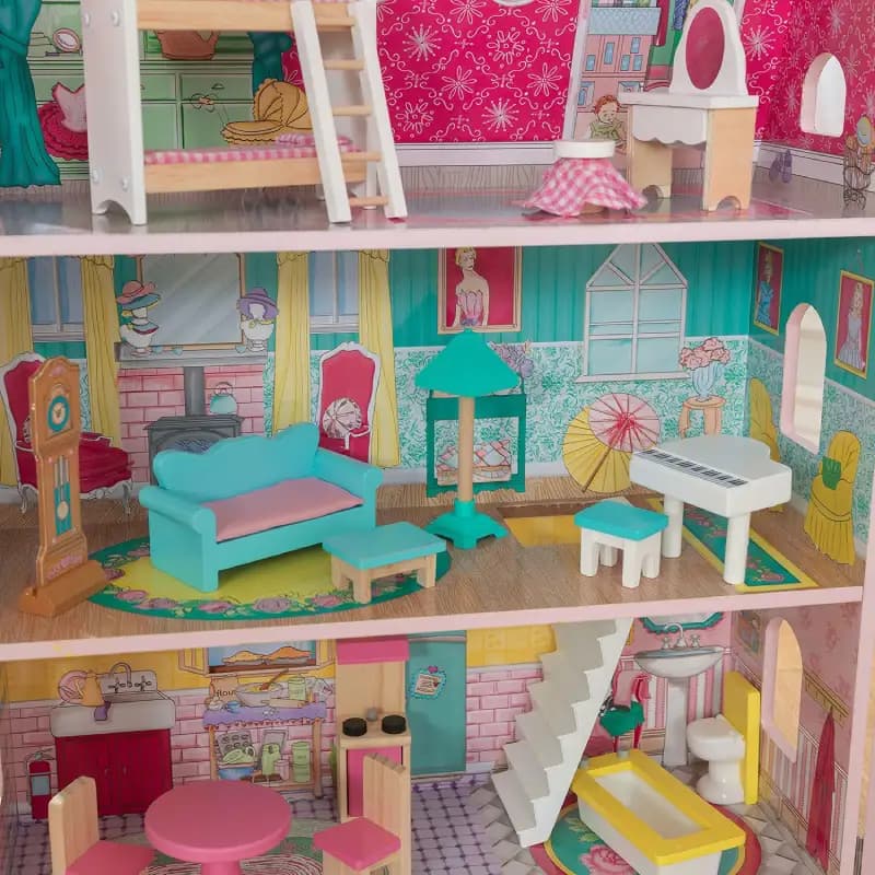 خانه عروسکی چوبی کیدکرفت مدل kidkraft 65941 — تصویر ۸