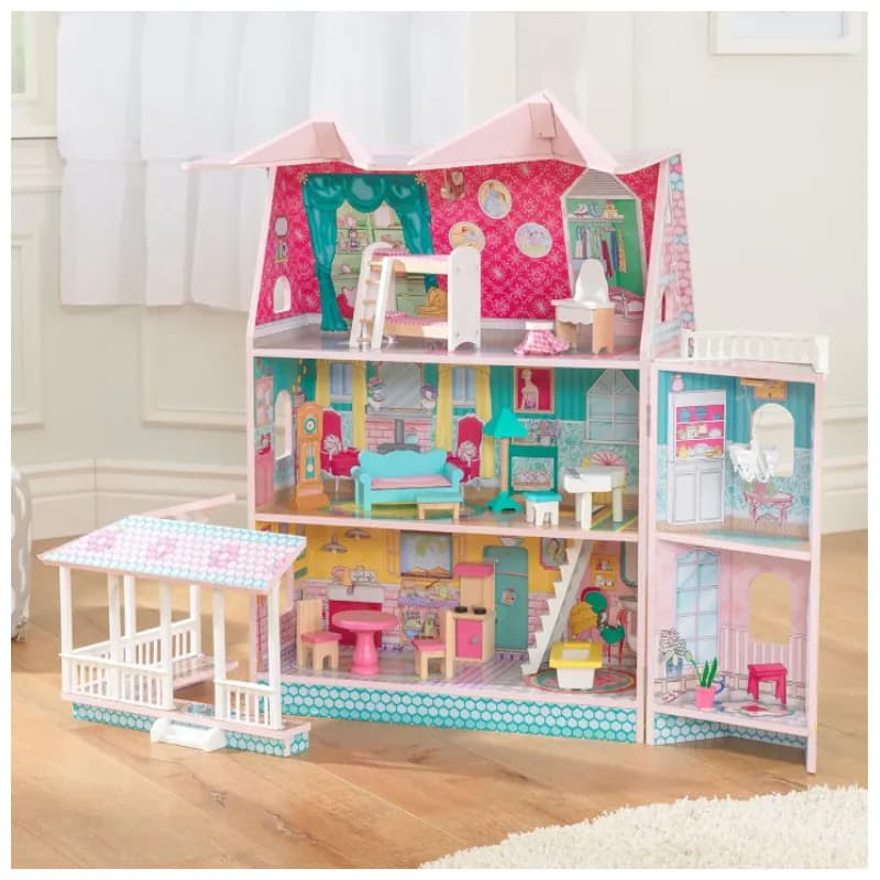 خانه عروسکی چوبی کیدکرفت مدل kidkraft 65941 — تصویر ۶