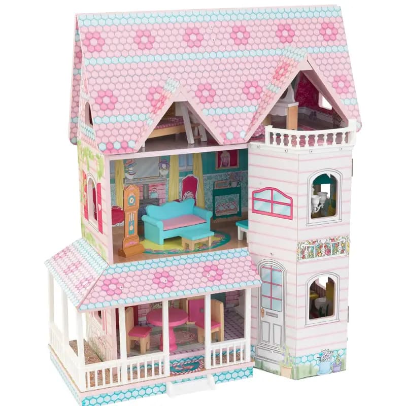 خانه عروسکی چوبی کیدکرفت مدل kidkraft 65941 — تصویر ۵