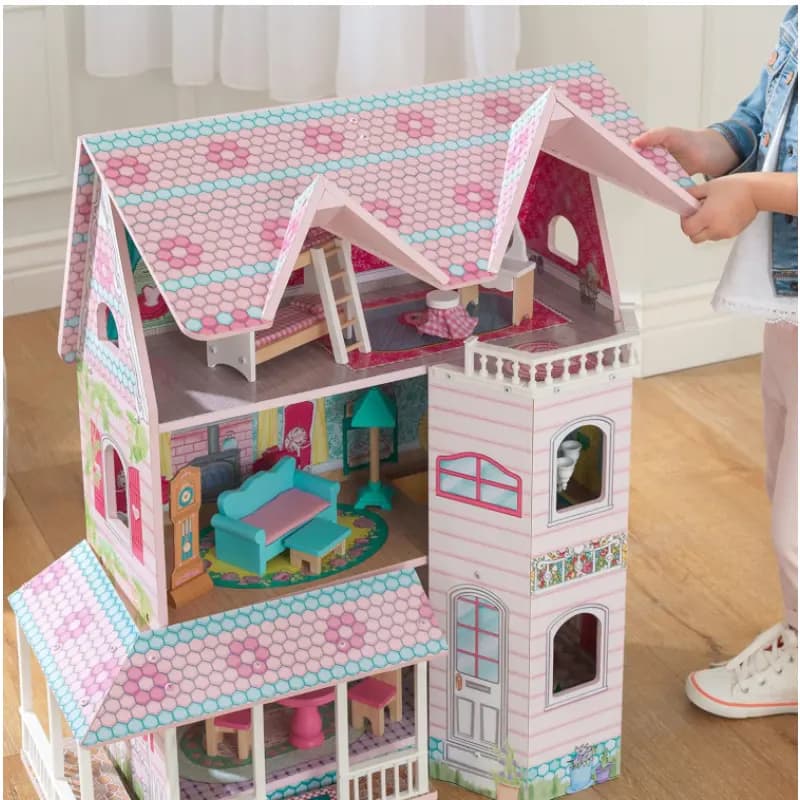 خانه عروسکی چوبی کیدکرفت مدل kidkraft 65941 — تصویر ۳