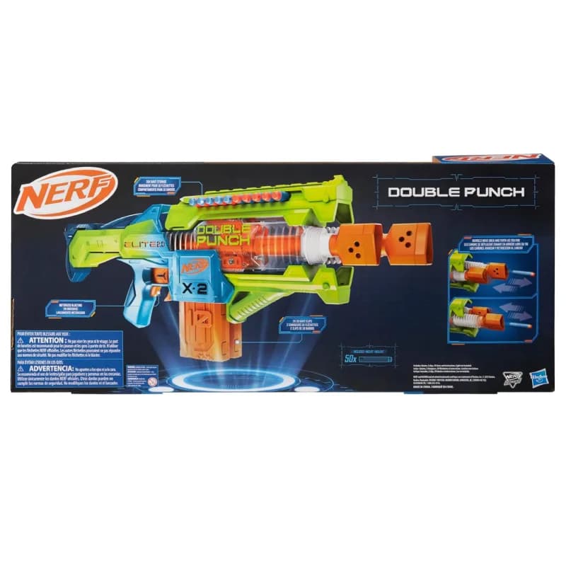 تفنگ نرف دابل پانچ Nerf NER Elite 2.0 Double Punch — تصویر ۲