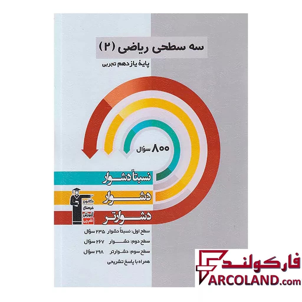 کتاب سه سطحی ریاضی یازدهم تجربی قلم چی