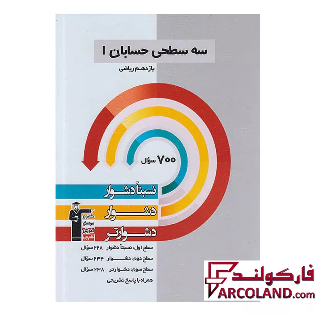 کتاب سه سطحی حسابان یازدهم ریاضی قلم چی