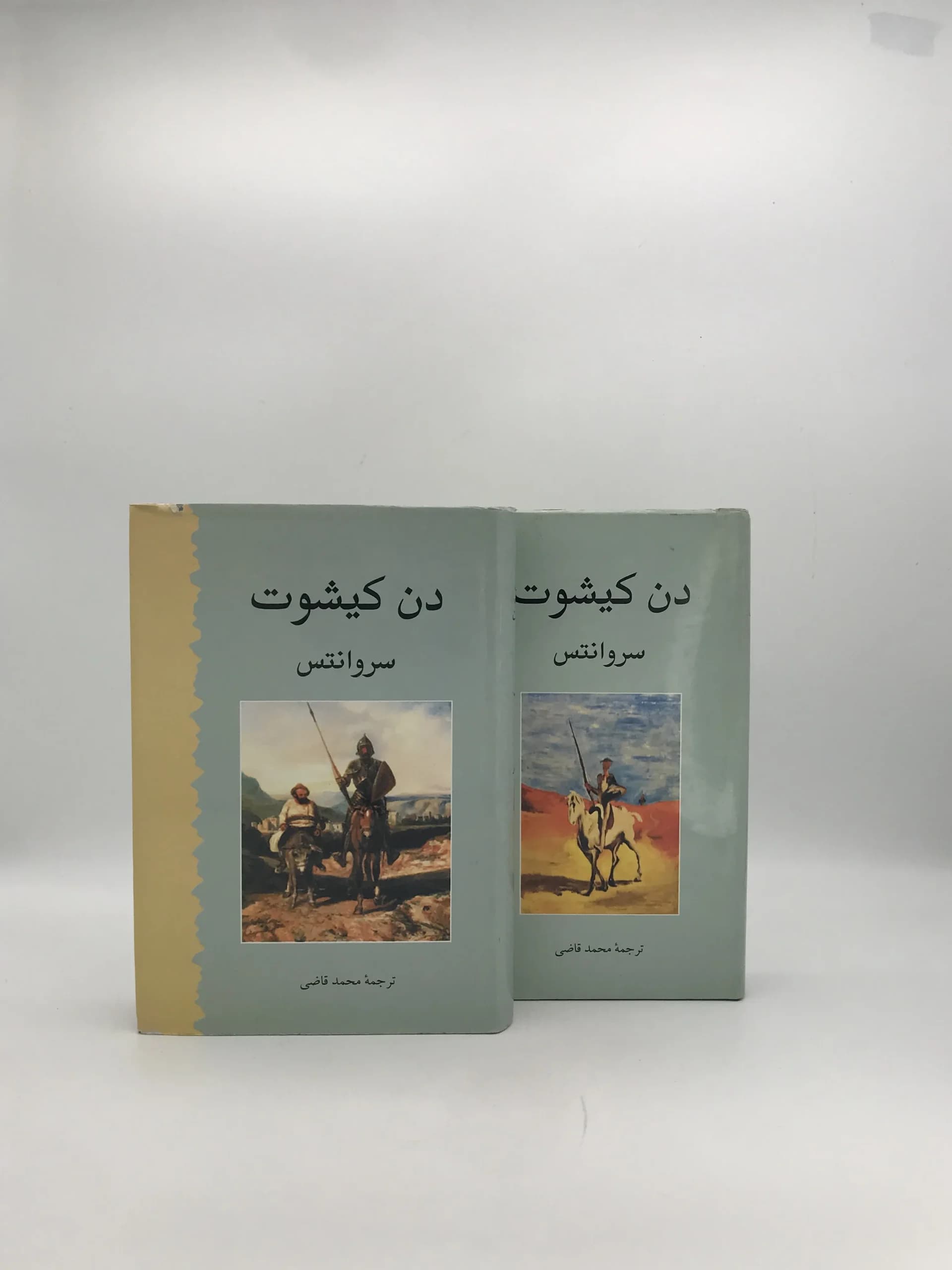 دن کیشوت نوشته میگل د سروانتس با ترجمه محمد قاضی از نشر جامی