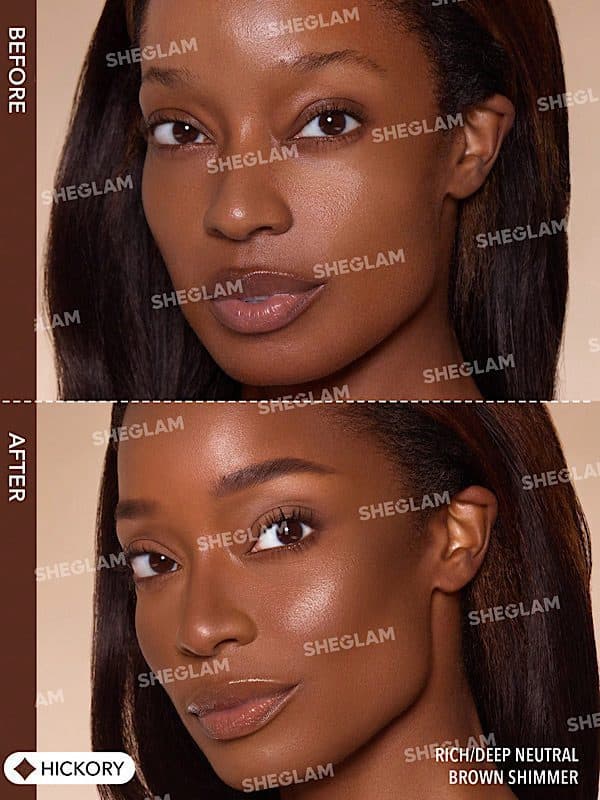برنزر مایع براق Sun Beam رنگ Hickory شیگلم SHEGLAM — تصویر ۲