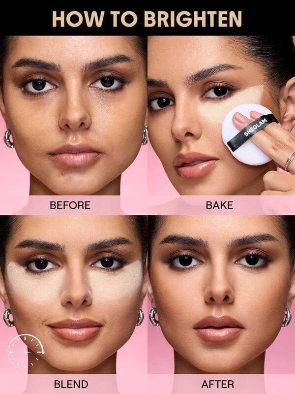 پودر فیکس BAKED GLOW رنگ ‏Bubblegum شیگلم SHEGLAM — تصویر ۲
