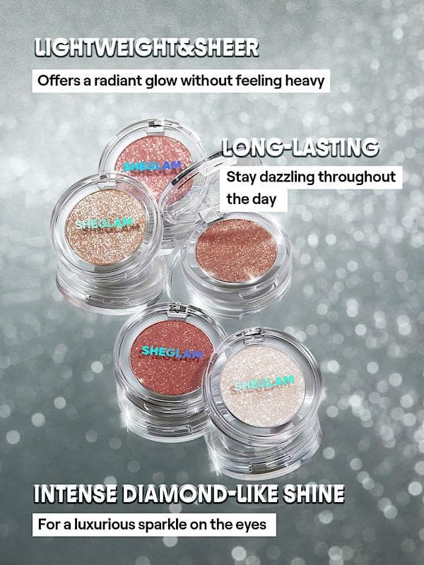 سایه چشم Enigma Sparkly رنگ Clarity شیگلم SHEGLAM — تصویر ۶