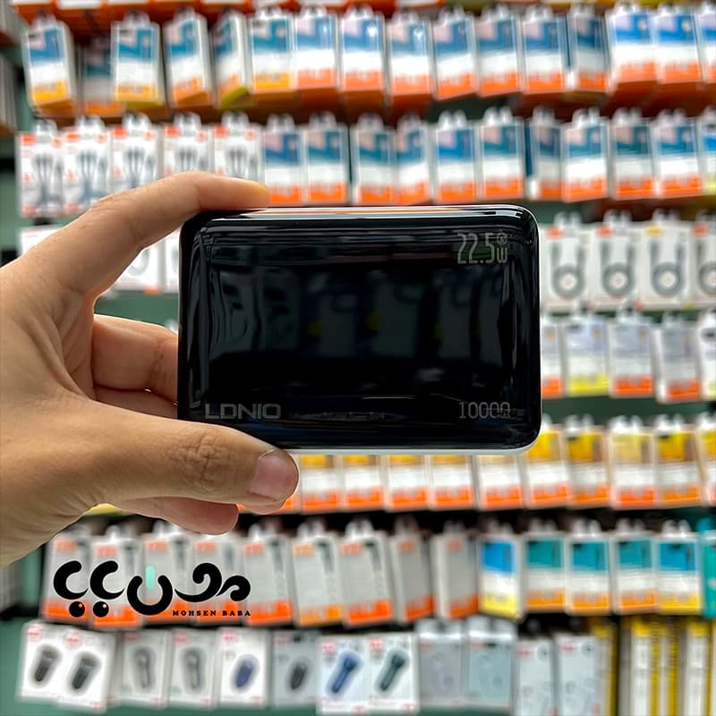 پاور بانک 10000 الدینیو مدل PQ25 | پاور بانک فست شارژ LDNIO PQ25 — تصویر ۳