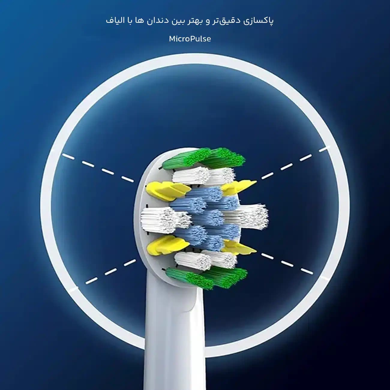 سری یدک مسواک برقی اورال بی Oral-B مدل Pro Floss Action بسته 4 عددی — تصویر ۷