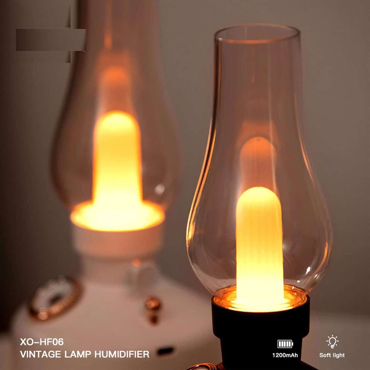چراغ خواب رومیزی فانتزی طرح چراغ نفتی ایکس او HF06 — تصویر ۵