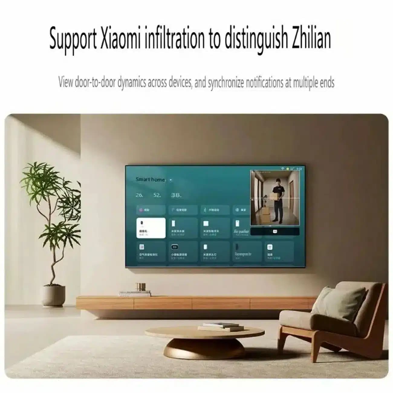 زنگ درب تصویری هوشمند شیائومی XIAOMI اصل مدل 4 MJML04BY (نسخه چین) — تصویر ۴