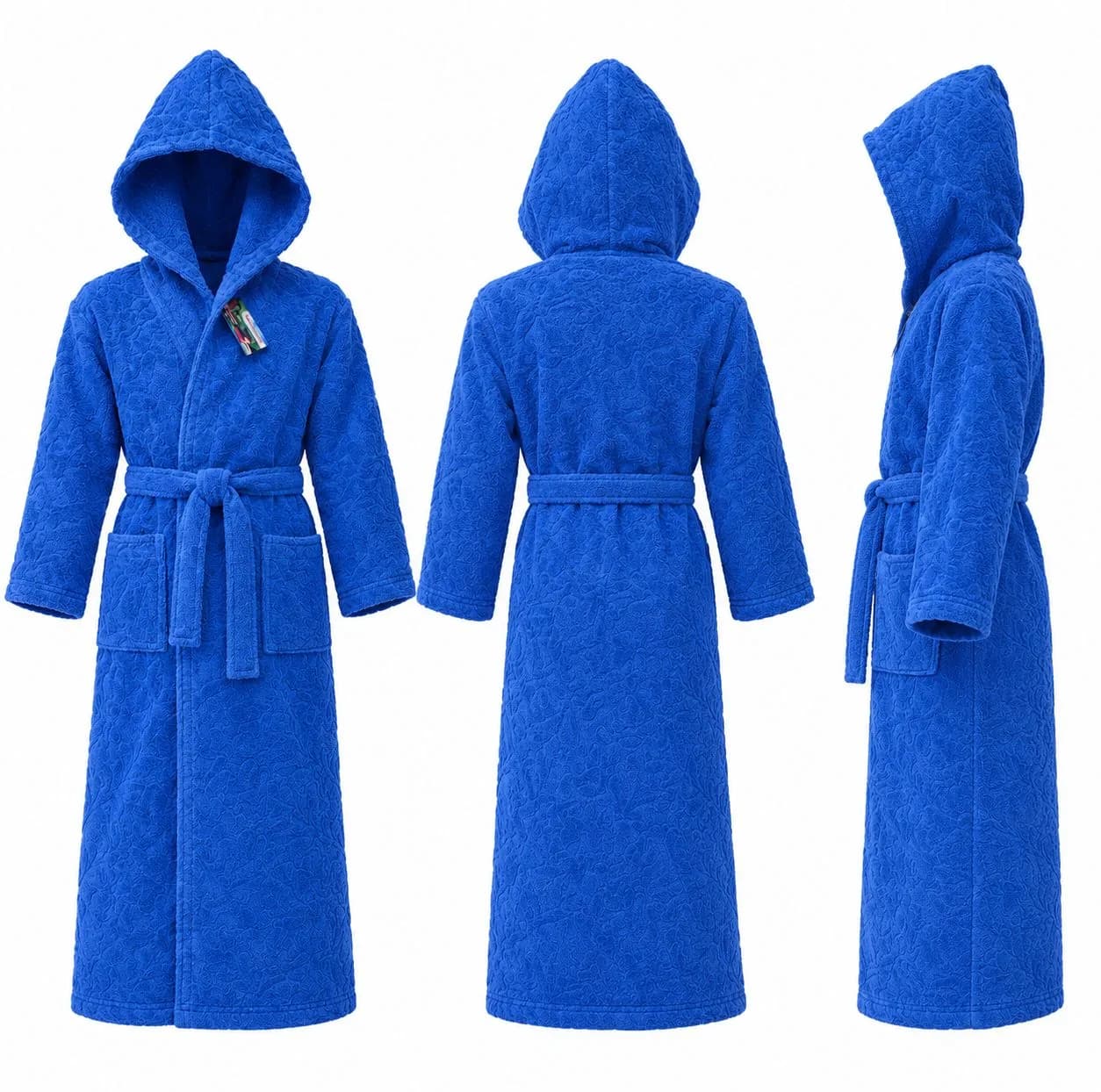 حوله پالتویی مدل صدف طرح برجسته سایز 80 مناسب برای محدوده قد 100 الی 120 سانتی متر — تصویر ۶