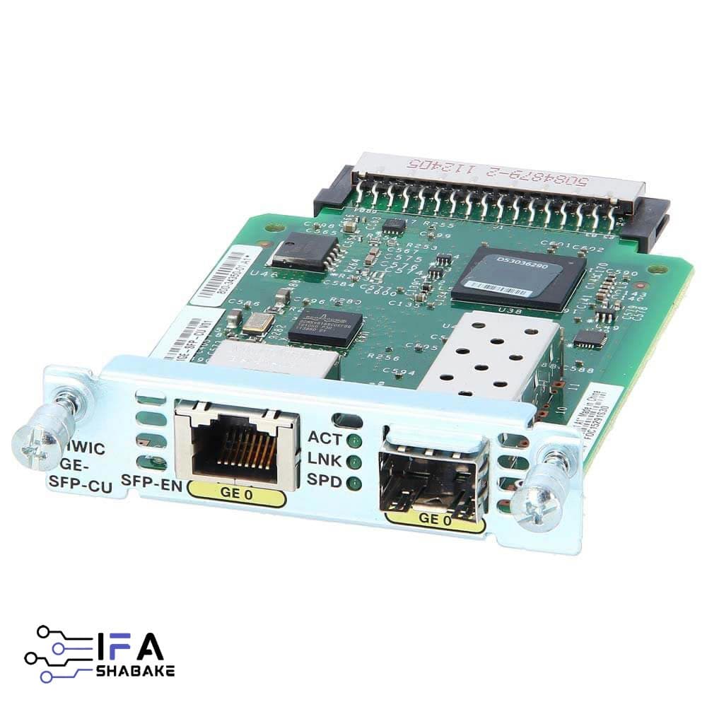 کارت ماژول سیسکو مدل : EHWIC-1GE-SFP-CU