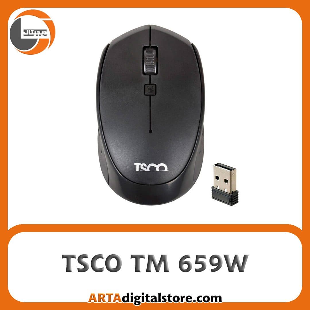موس بی سیم تسکو TSCO TM 659W Black