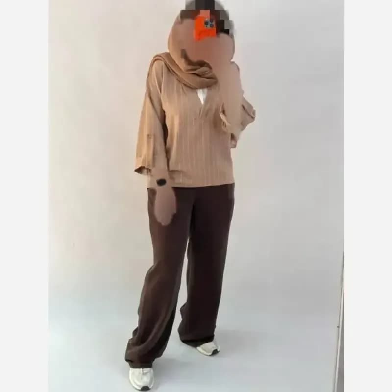 شومیز دیپلمات مدل رستا لینن شانتون فری سایز — تصویر ۸