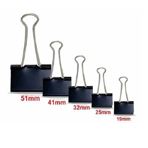 گیره دوبل سوپربایند سایز 32 بسته 12عددی