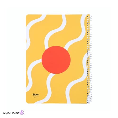 دفتر سیمی 80 برگ الیپون کد 02