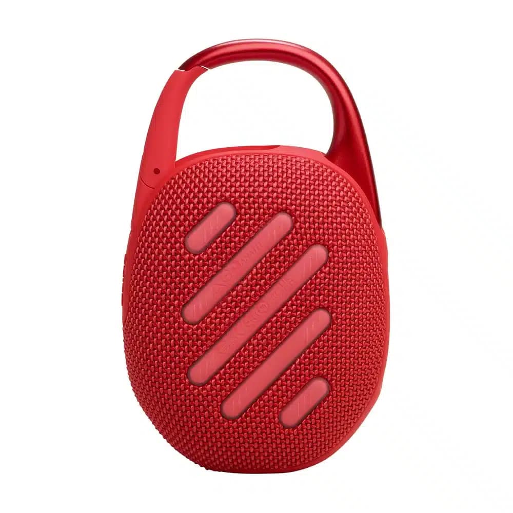 اسپیکر بلوتوثی قابل حمل جی بی ال مدل JBL Clip 5 | رنگ قرمز — تصویر ۲