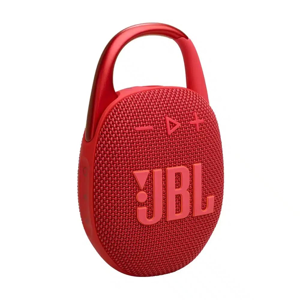 اسپیکر بلوتوثی قابل حمل جی بی ال مدل JBL Clip 5 | رنگ قرمز — تصویر ۳