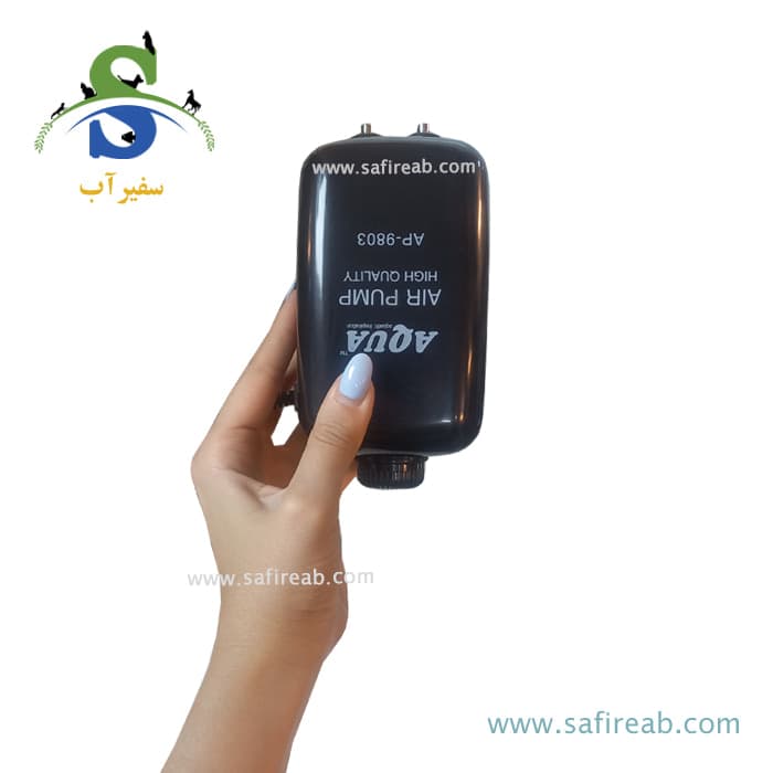 پمپ هوا دو خروجی AP-9803 آکوا — تصویر ۲