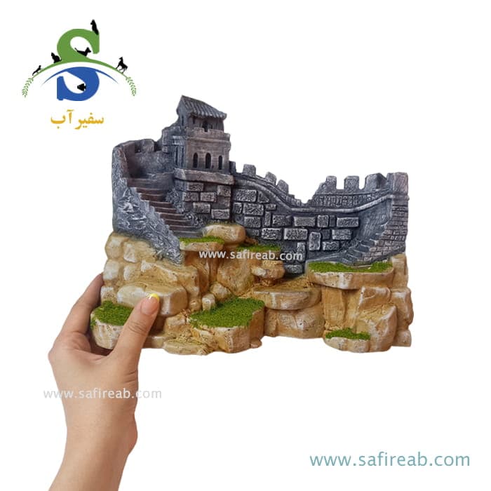 دکوری آکواریوم و تراریوم طرح دیوار چینی کد T-16 — تصویر ۲