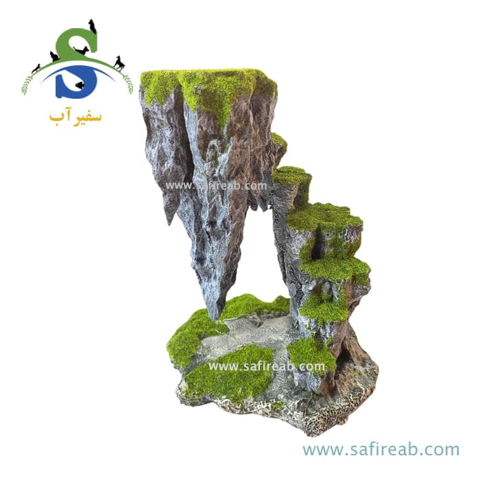 دکوری آکواریوم طرح صخره پله ای (آواتار) کد F-59