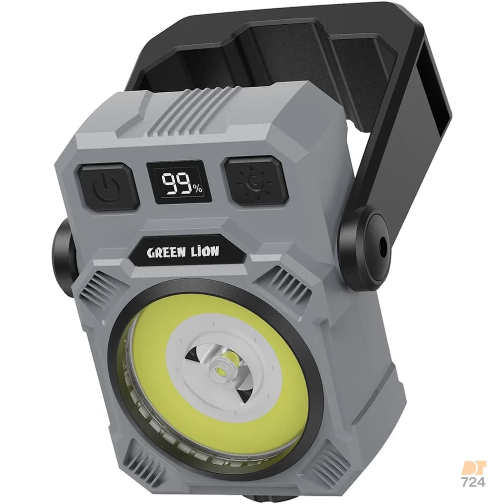 چراغ LED شارژی گرین لاین مدل GNWL50MWLTBK — تصویر ۳