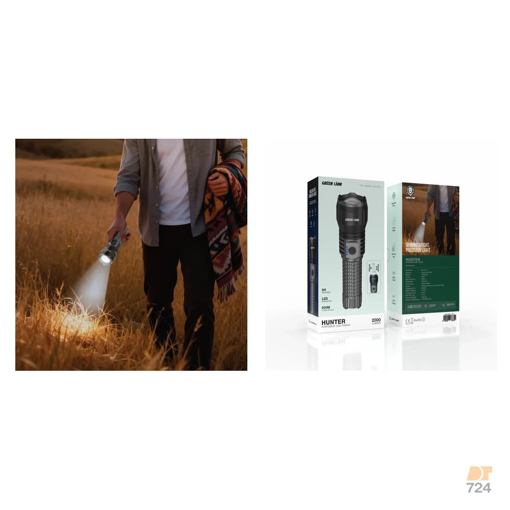 چراغ قوه ‎LED‎ گرین لاین ‎GNHLEDFL11‎ — تصویر ۵