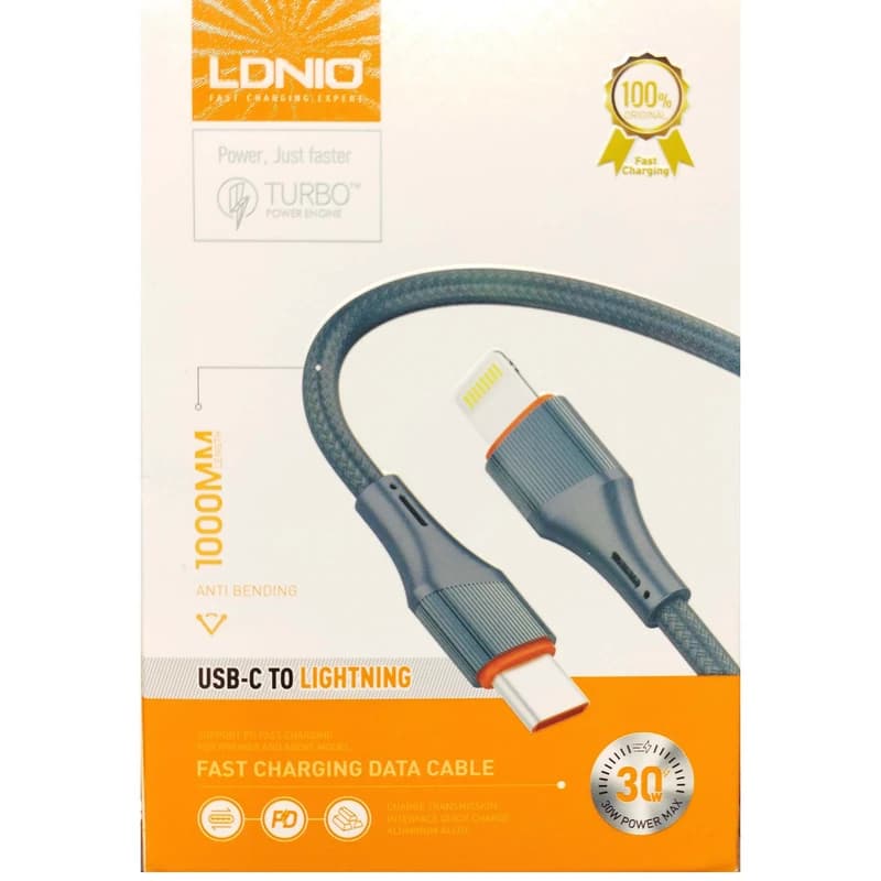 کابل شارژ TYPEC به LIGHTNING برند LDNIO مدل LC631I — تصویر ۲