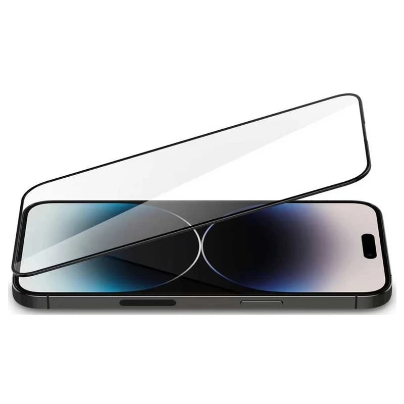 گلس آيفون 16/17/18 پرومکس برند SPIGEN مدل SLIM HD شفاف — تصویر ۴
