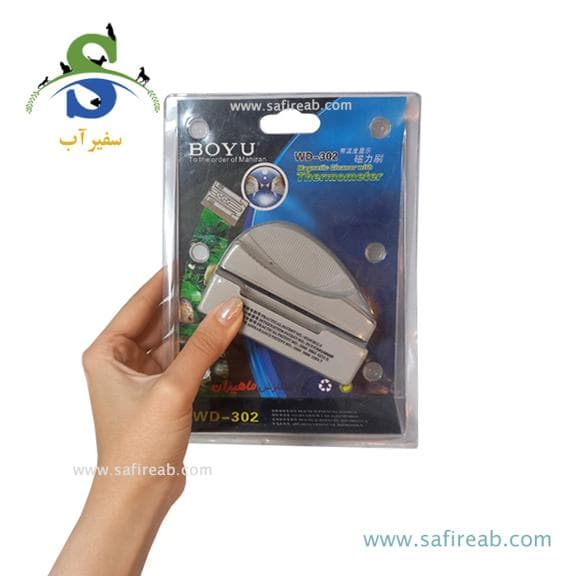 مگنت شیشه پاک کن با دماسنج WD-302 بویو — تصویر ۲