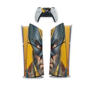 برچسب کنسول بازی پلی استیشن 5 اسلیم کایمون مدل WOLVERINE کدP5S046 بسته 6عددی