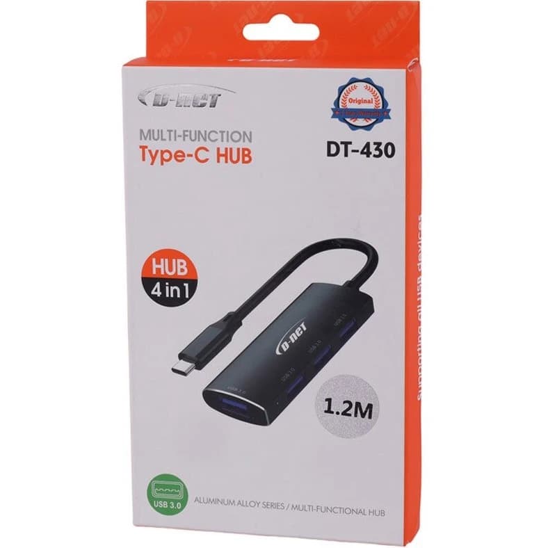 هاب TYPE-C دی نت مدل DT-430 — تصویر ۲