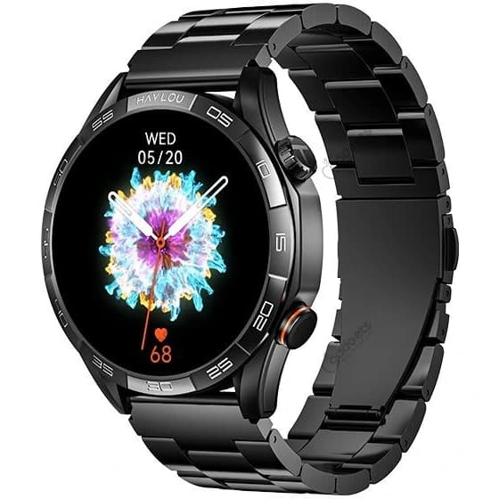 ساعت هوشمند شیائومی مدل Haylou Solar 5 با بند سیلیکون و نمایشگر AMOLED
