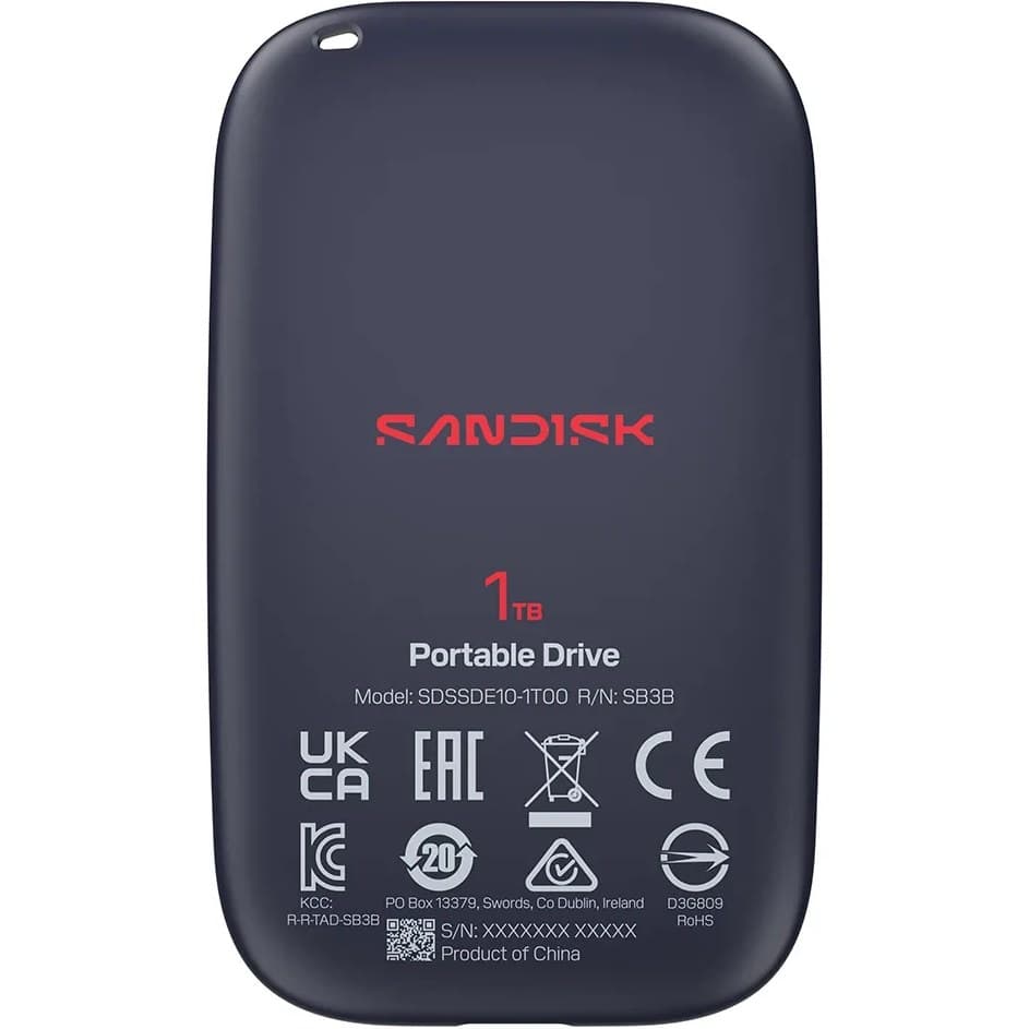 حافظه اس اس دی اکسترنال Sandisk Portable Drive E10 1TB USB-C External SSD — تصویر ۴