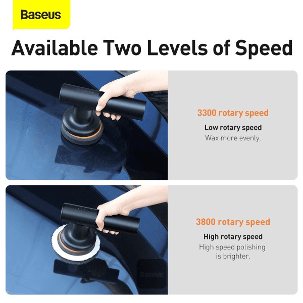 دستگاه پولیش و واکس شارژی خودرو بیسوس Baseus New Power Cordless CRDLQ-B01 — تصویر ۷
